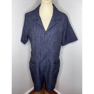 Womens Shredly Bike Trail Romper‎ in Galaxy Splatter Mountain Bike XL